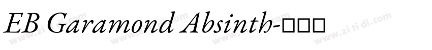 EB Garamond Absinth字体转换